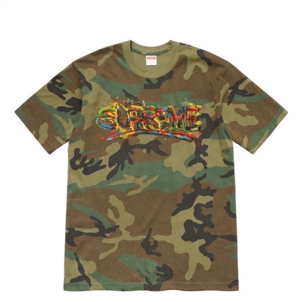 Supreme Paint Logo Tee Men’s Sz XL